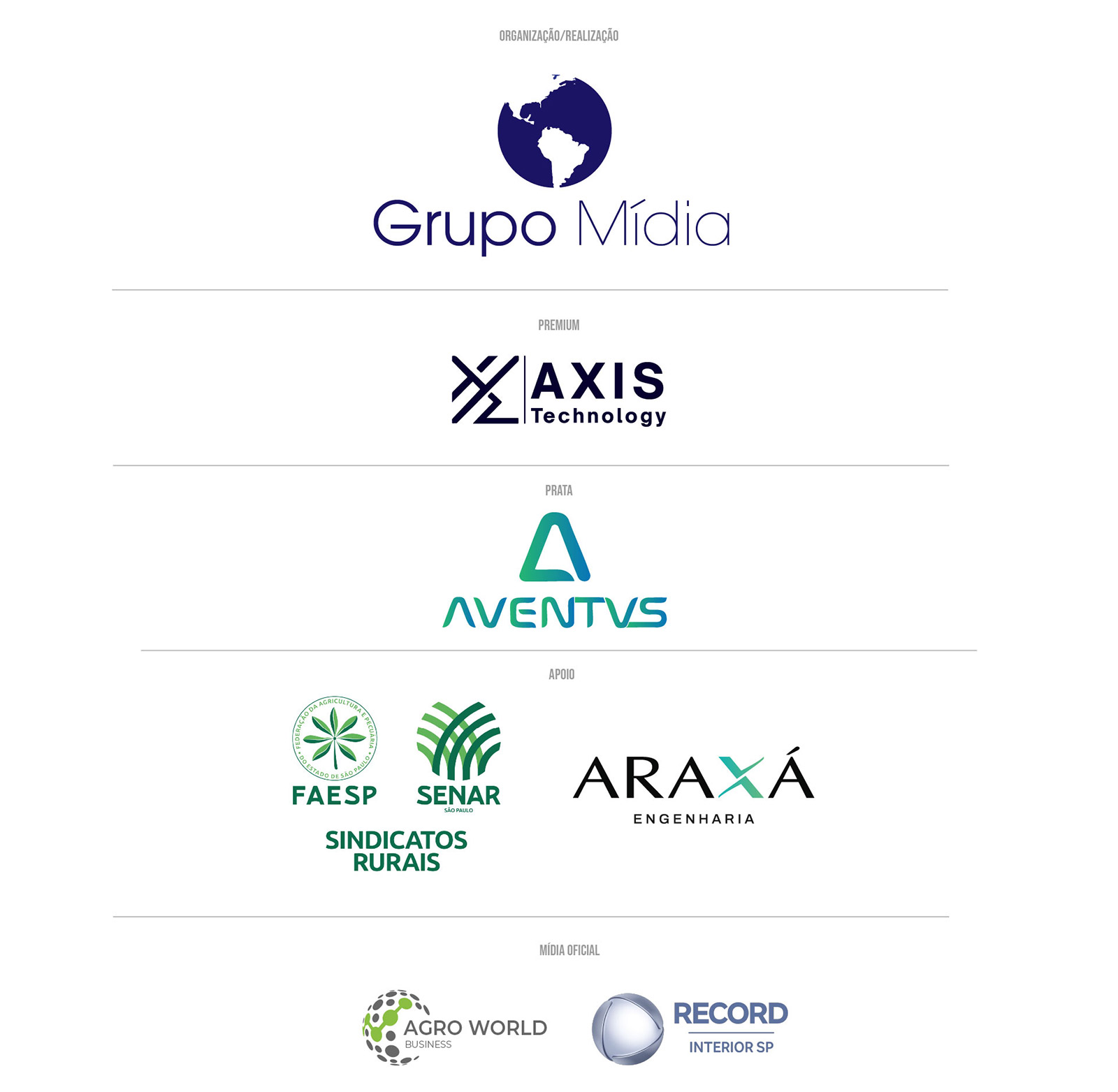 Patrocinadores - Agro World Fórum