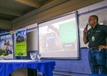Grunner leva tecnologia de controle de tráfego na produção de cana-de-açúcar a universitários