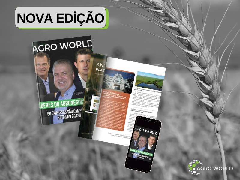 Grupo Mídia lança, no Prêmio Líderes do Agronegócio, 3ª edição da Revista Agro World