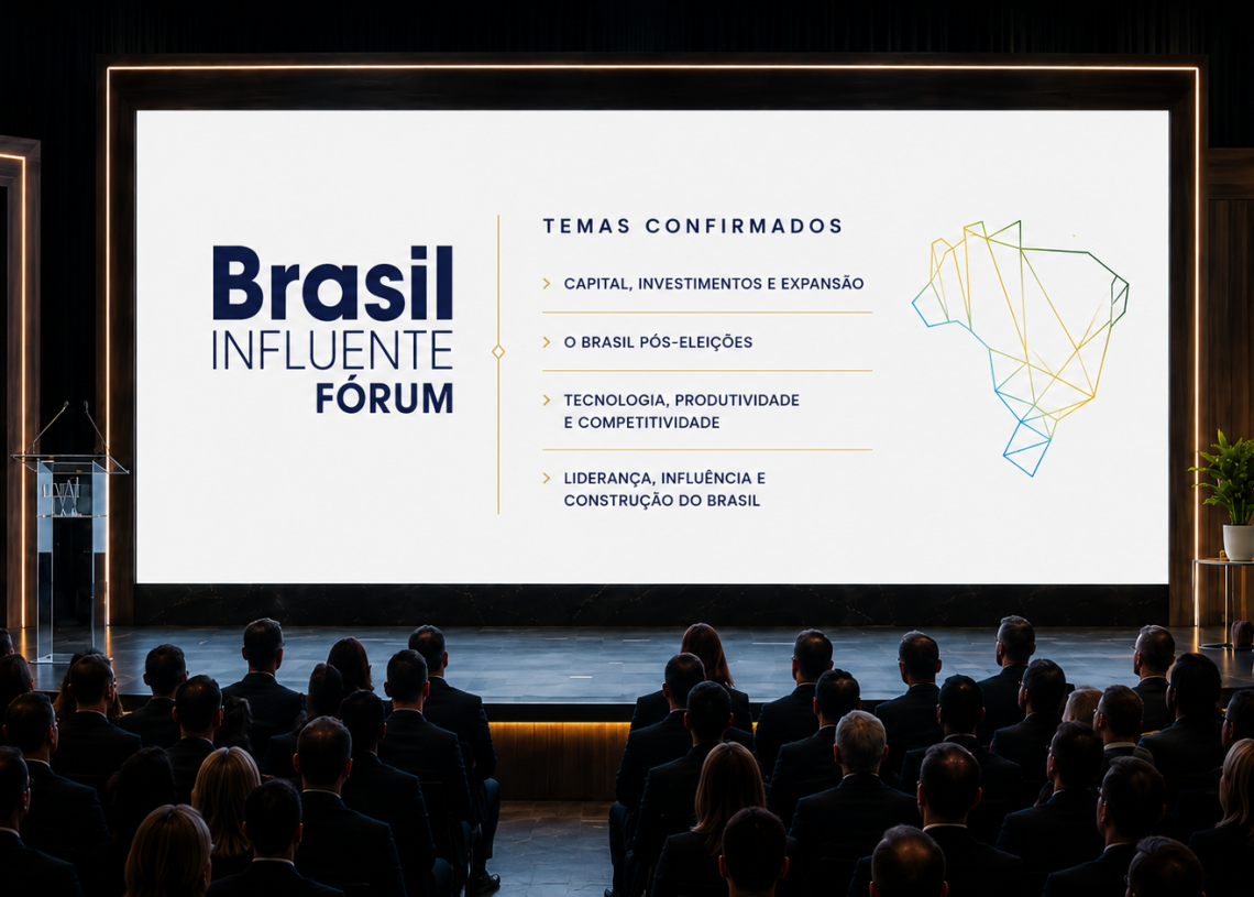 Brasil Influente Fórum pauta competitividade, capital e tecnologia